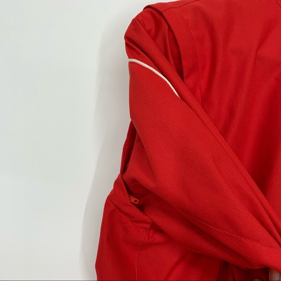 Gore Bike Wear Windstopper Active Shell Red Cyclist Jacket Multi Pocket Sz Small - Picture 6 of 15